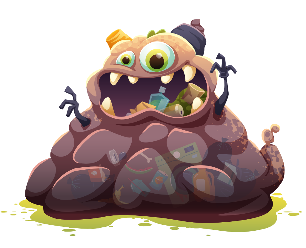 trash monster